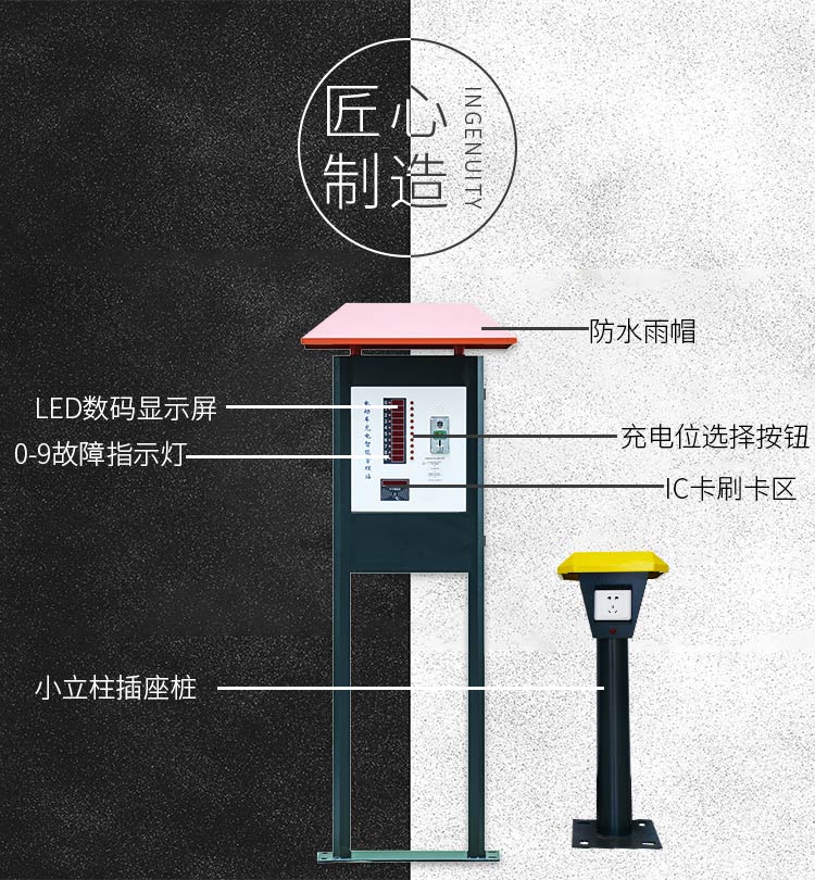 景观式小区充电站产品结构